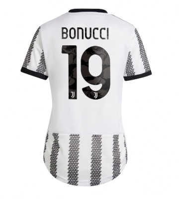 Juventus Leonardo Bonucci #19 Hjemmedrakt Kvinner 2022-23 Kortermet